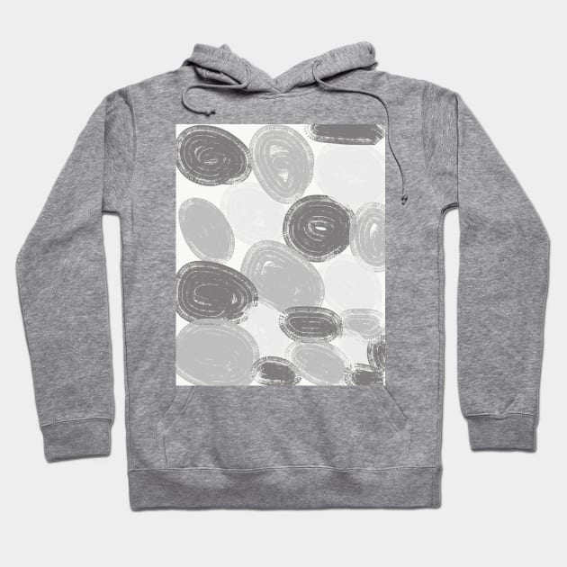 Grey Oyster Design Hoodie by Lovelier By Mal